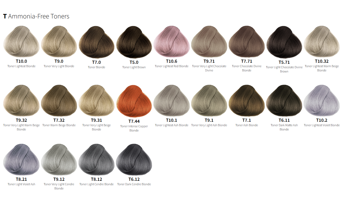 CPR Permanent Colour Ammonia-Free Toners (T) 120g
